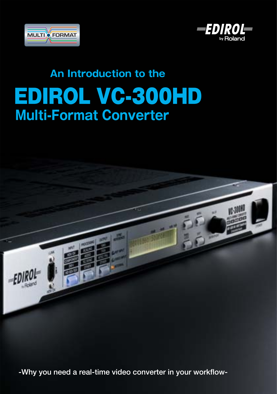 Edirol VC-300HD User Manual