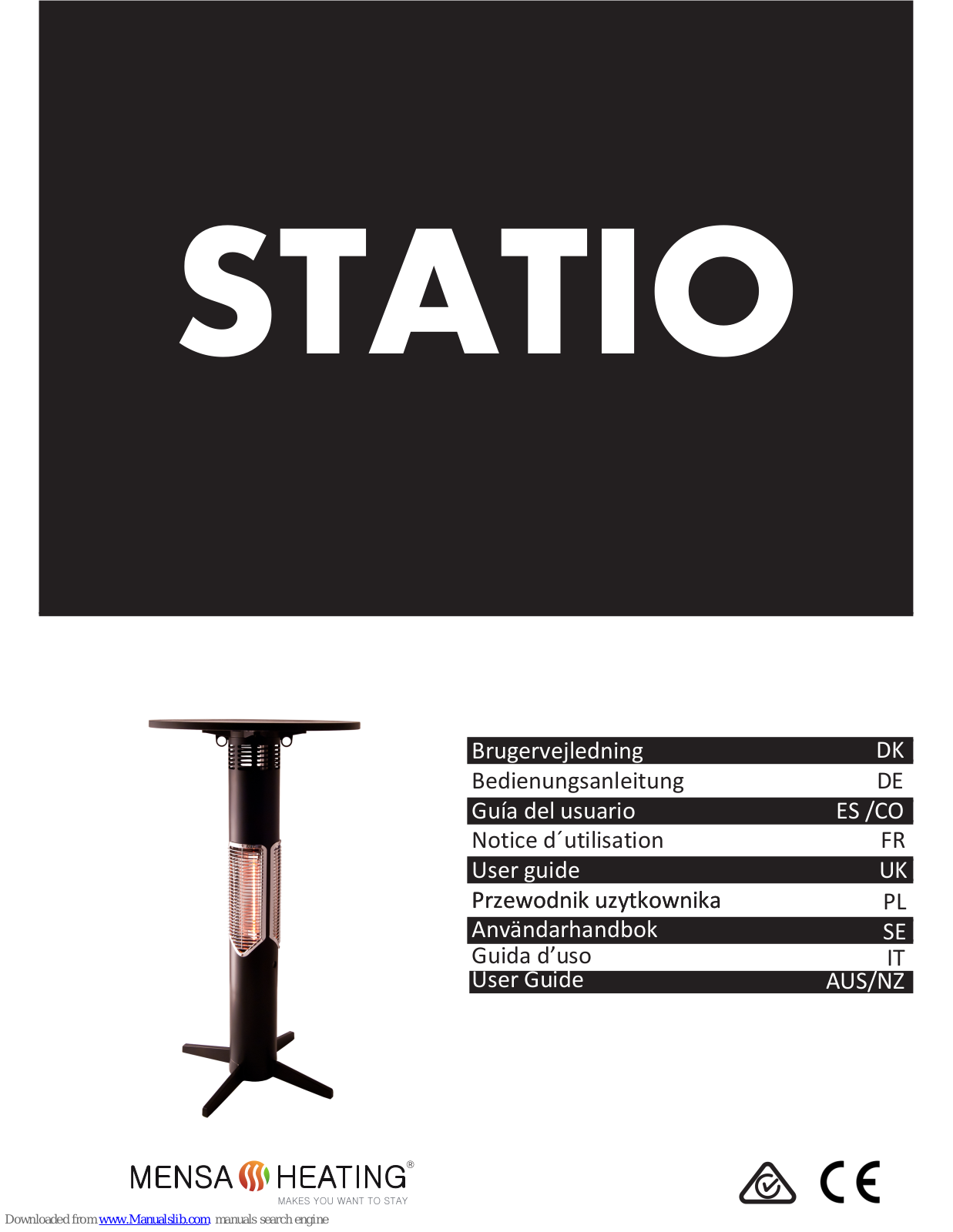 MENSA HEATING STATIO User Manual - ManualMachine.com