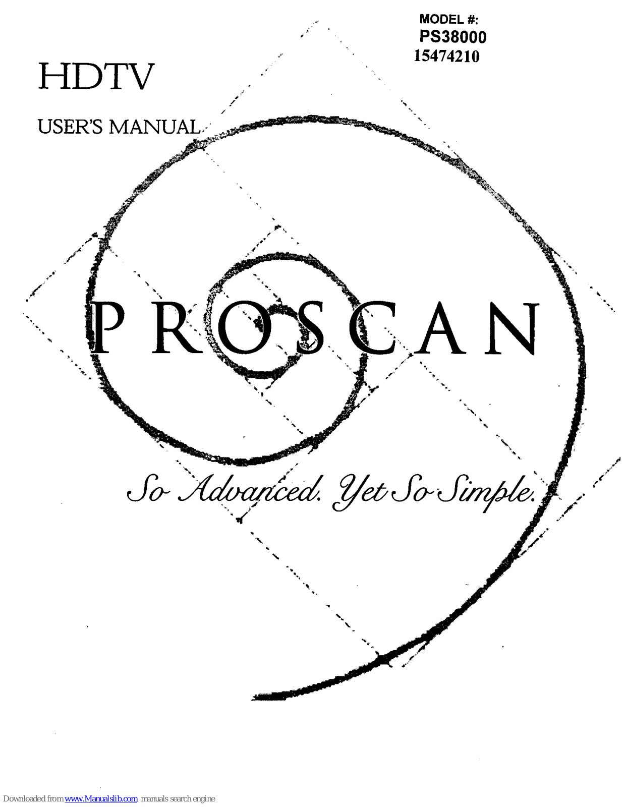 ProScan PS38000 User Manual - ManualMachine.com