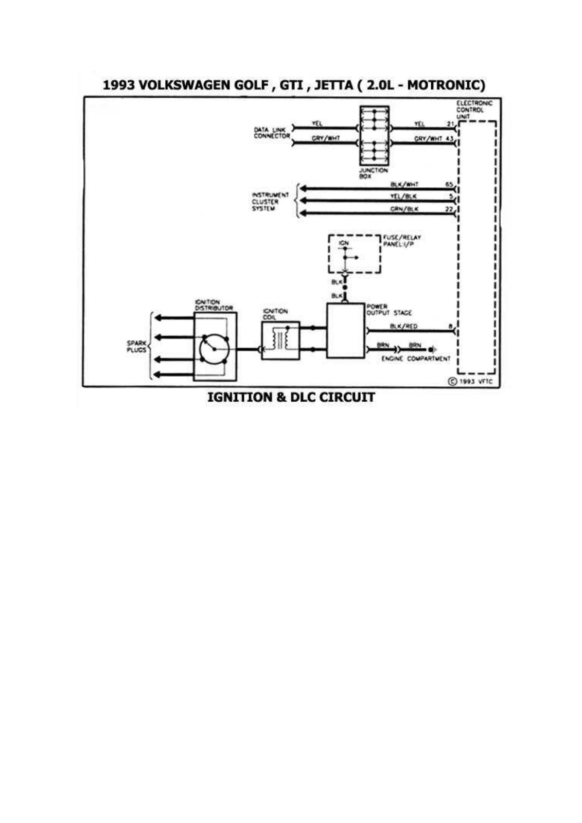 Volkswagen Cabriolet 27-34 Esqvw23b Diagram