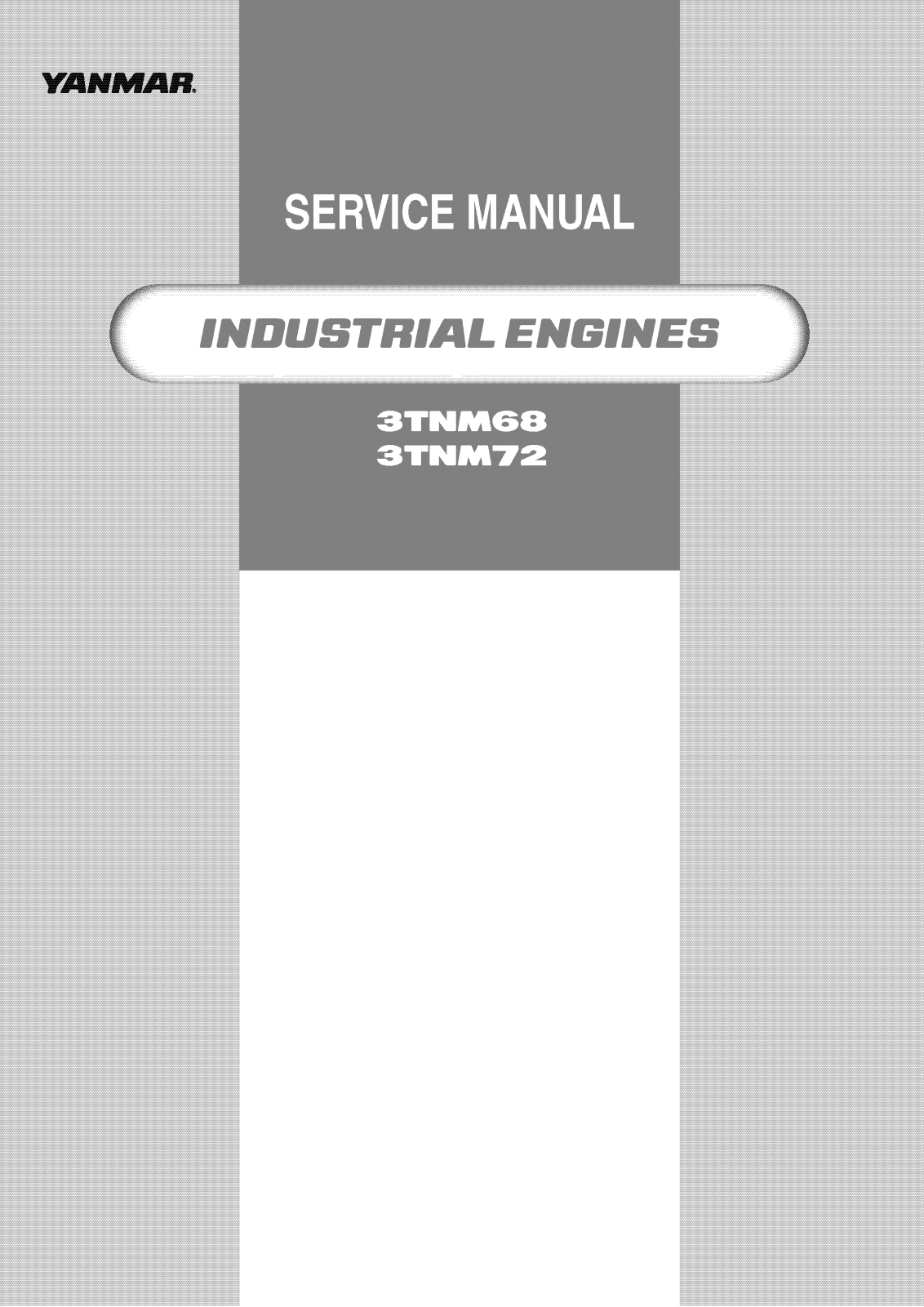 Yanmar 3TNM68, 3TNM72 Service Manual