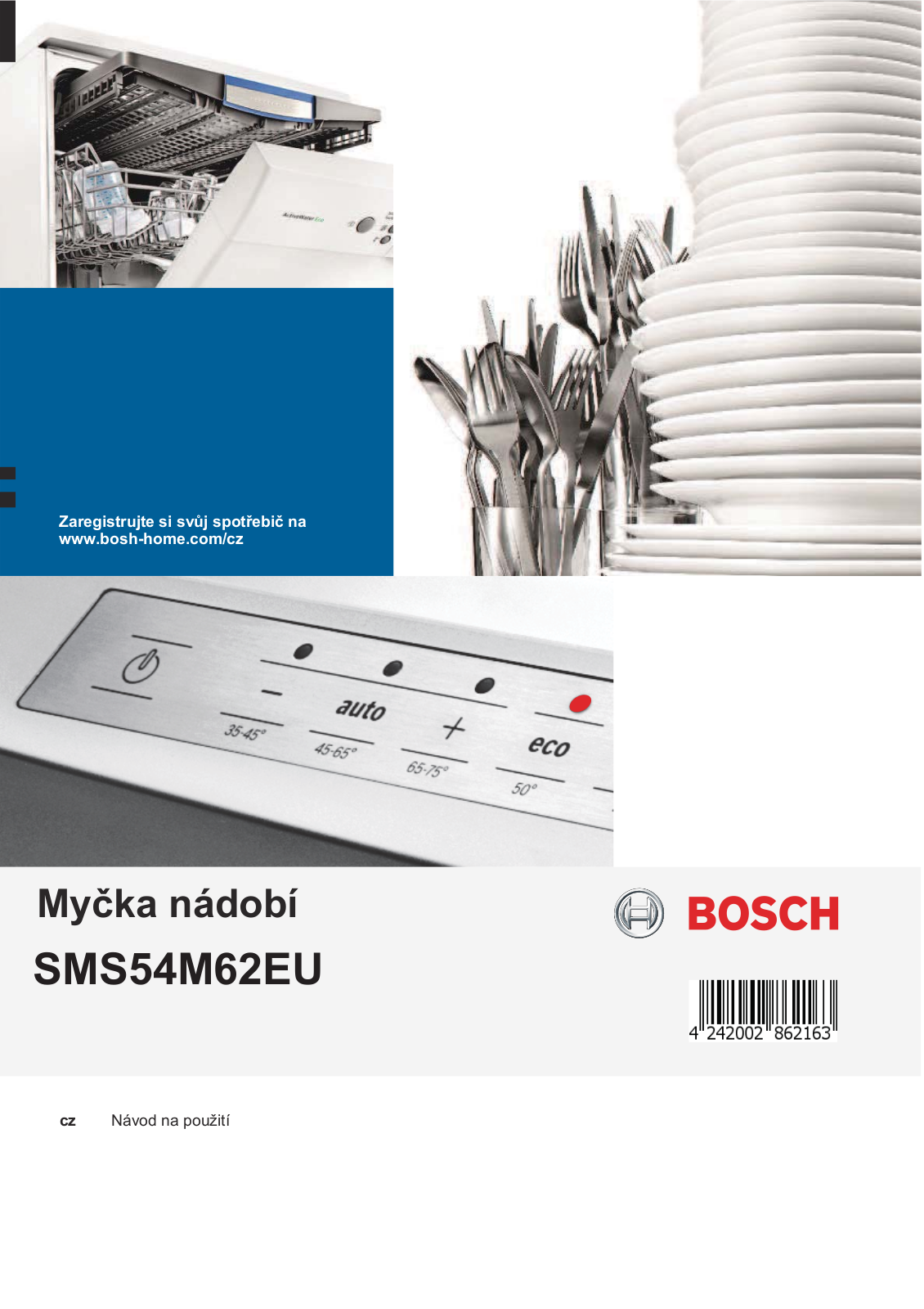 Bosch SMS54M62EU User Manual