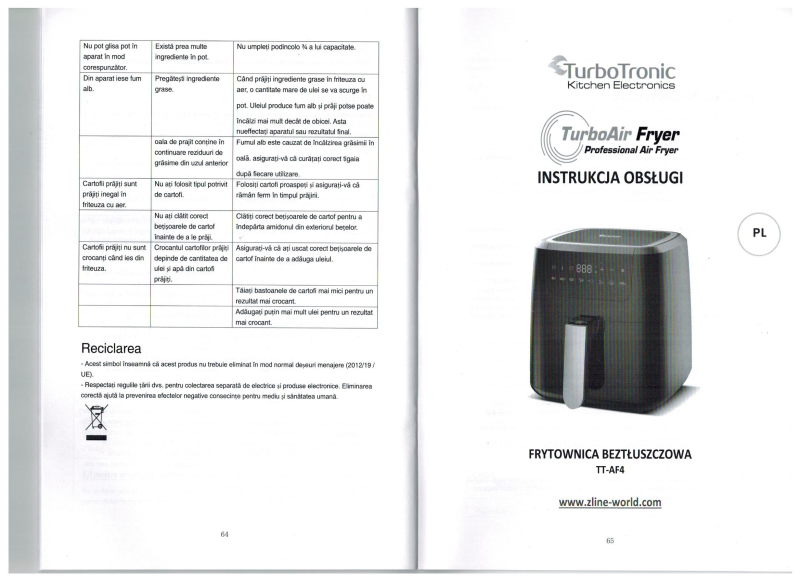 TURBOTRONIC TT-AF4 User guide - ManualMachine.com