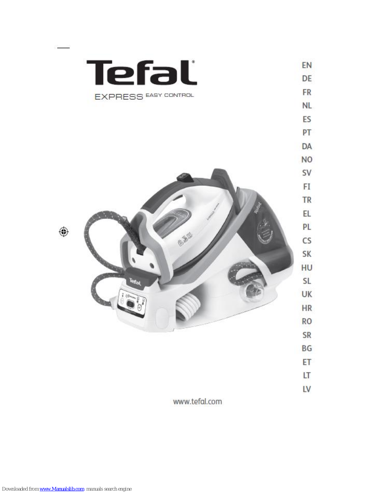 TEFAL Express Easy Control User Instructions