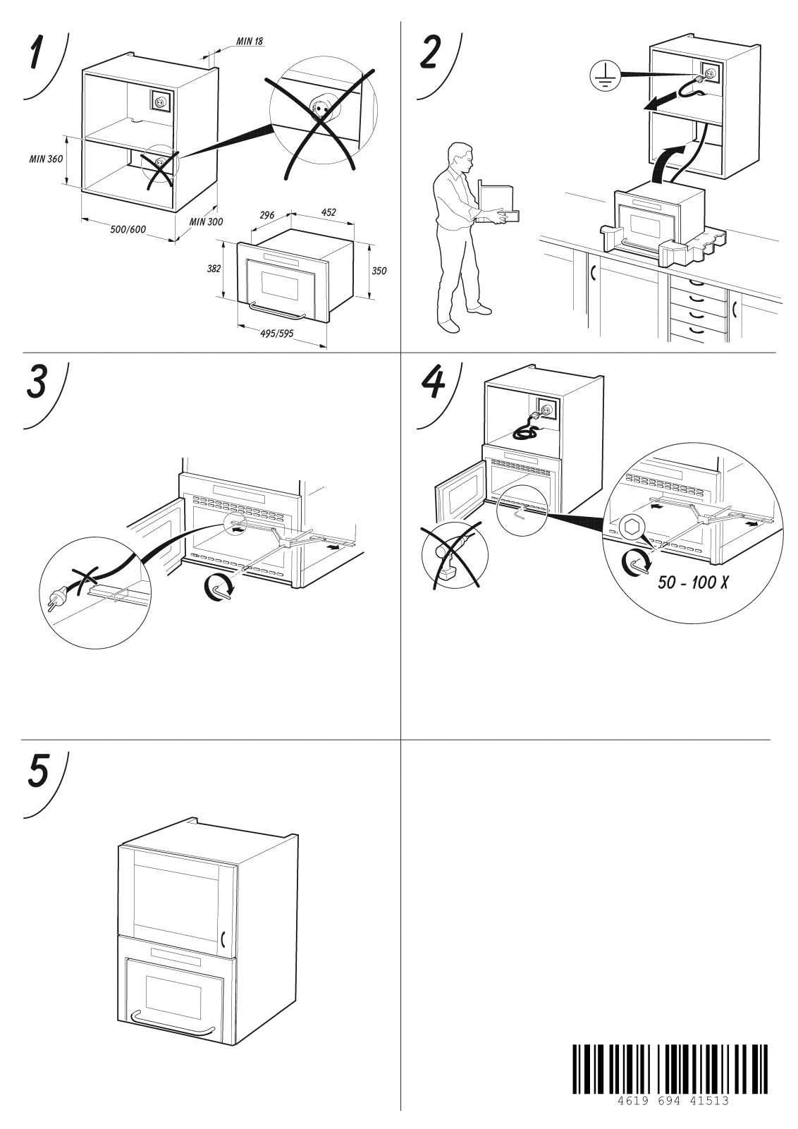 Pelgrim MAG636RVS/P12, MAG636IX, MAG635RVS/P11, MAG635 Installation guide