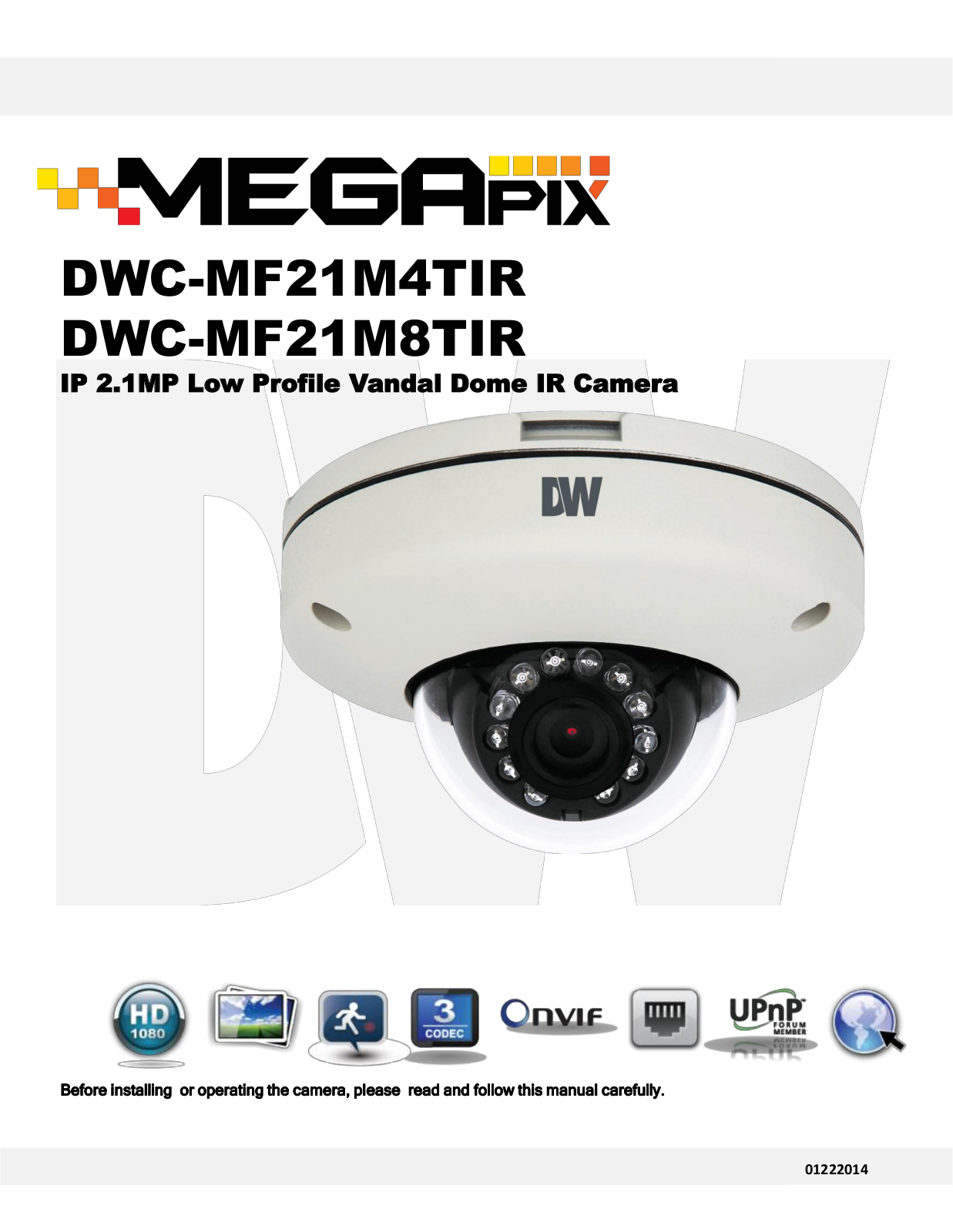 Digital Watchdog DWC-MF21M4TIR, DWC-MF21M8TIR User Manual