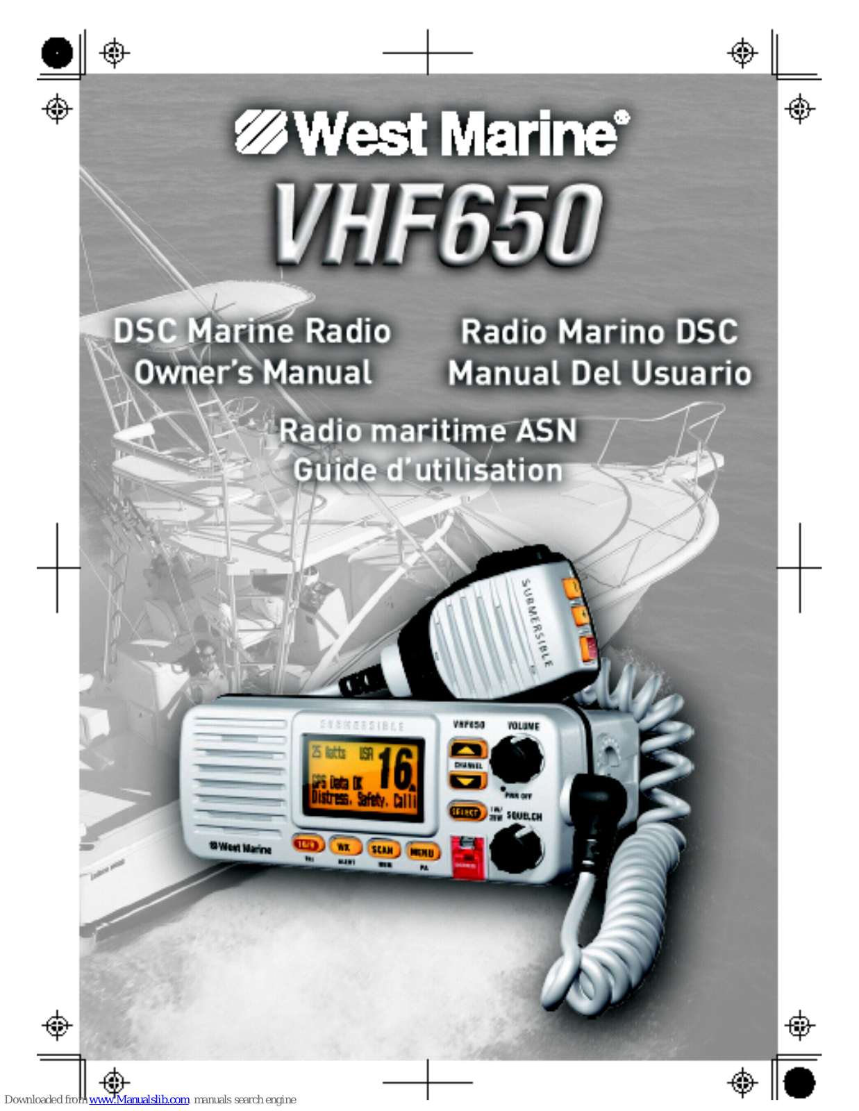 West Marine VHF650 Owner's Manual