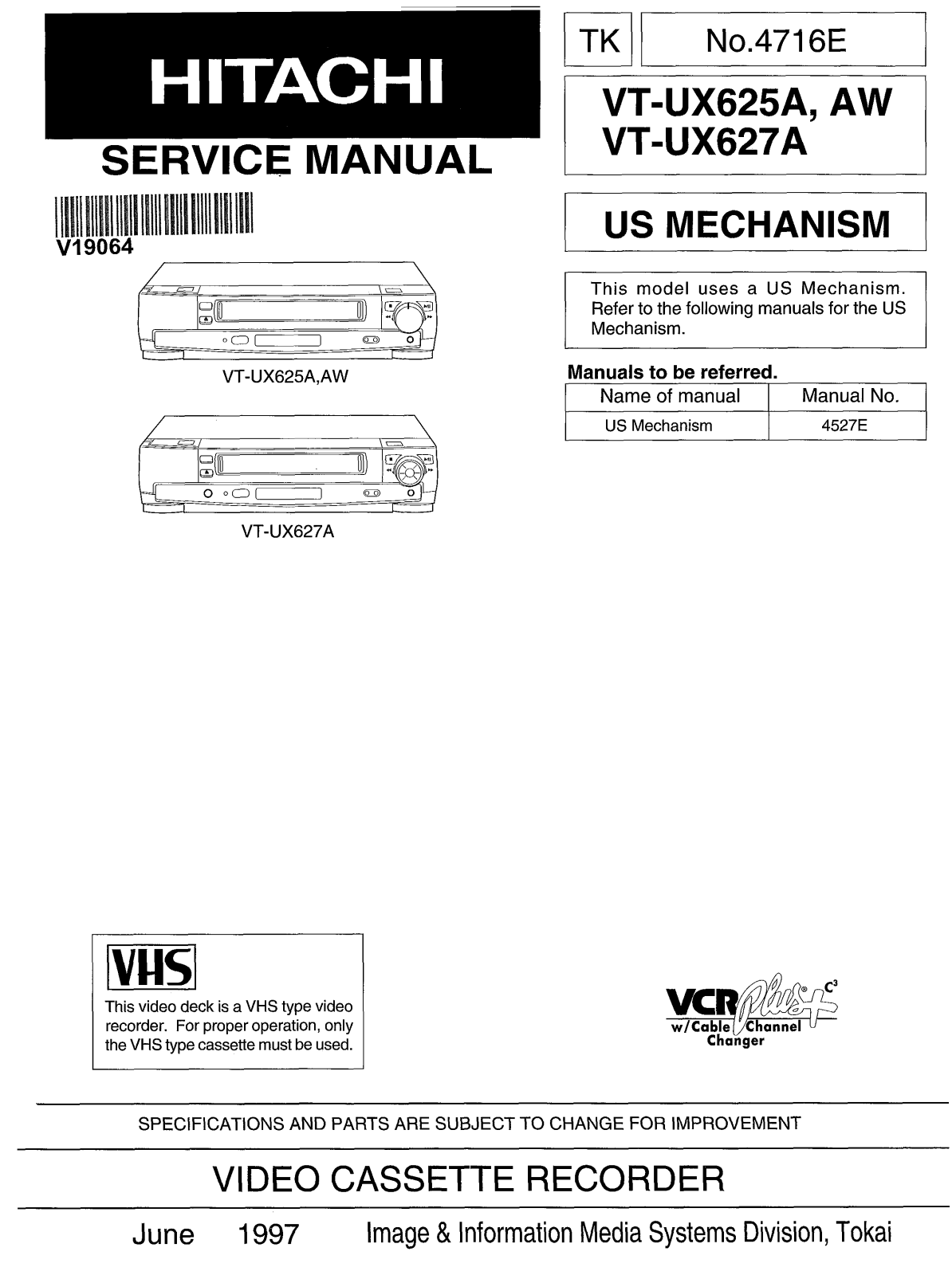 Hitachi 4716E Service Manual