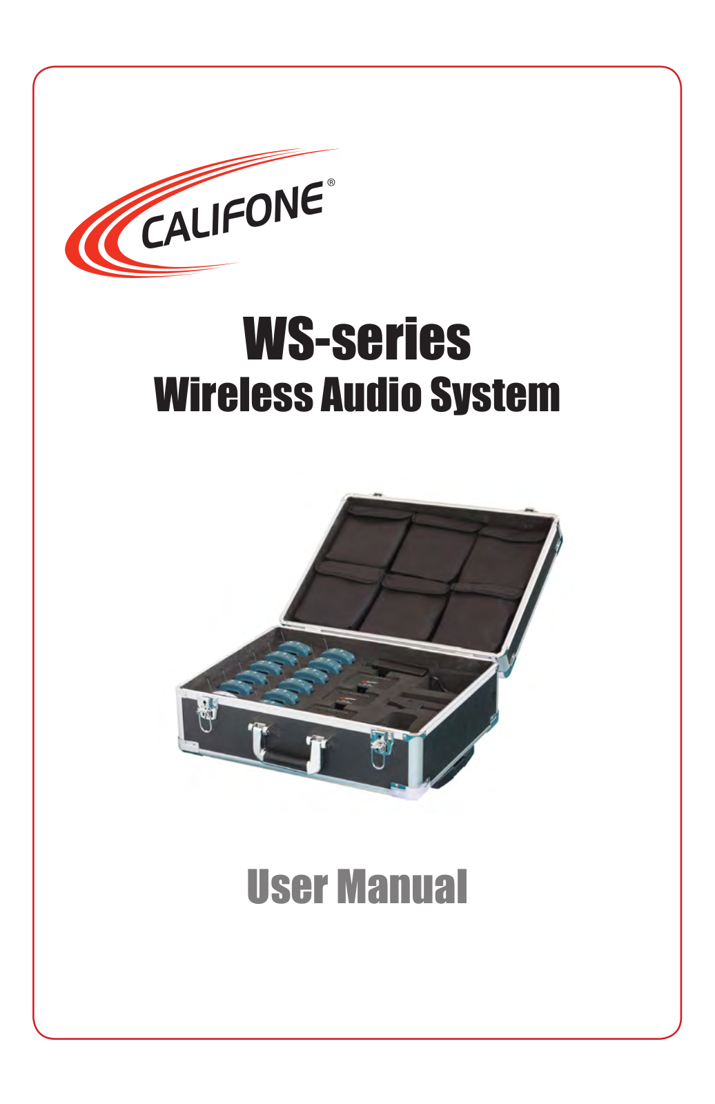 Califone WS Owners Manual