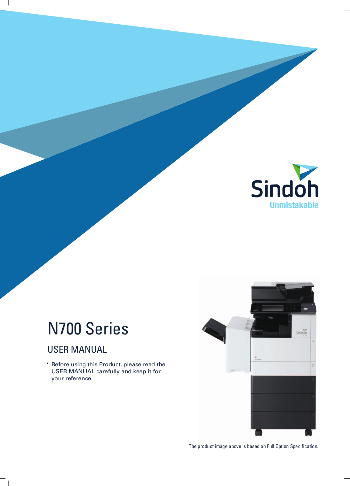 Sindoh N700 User Manual