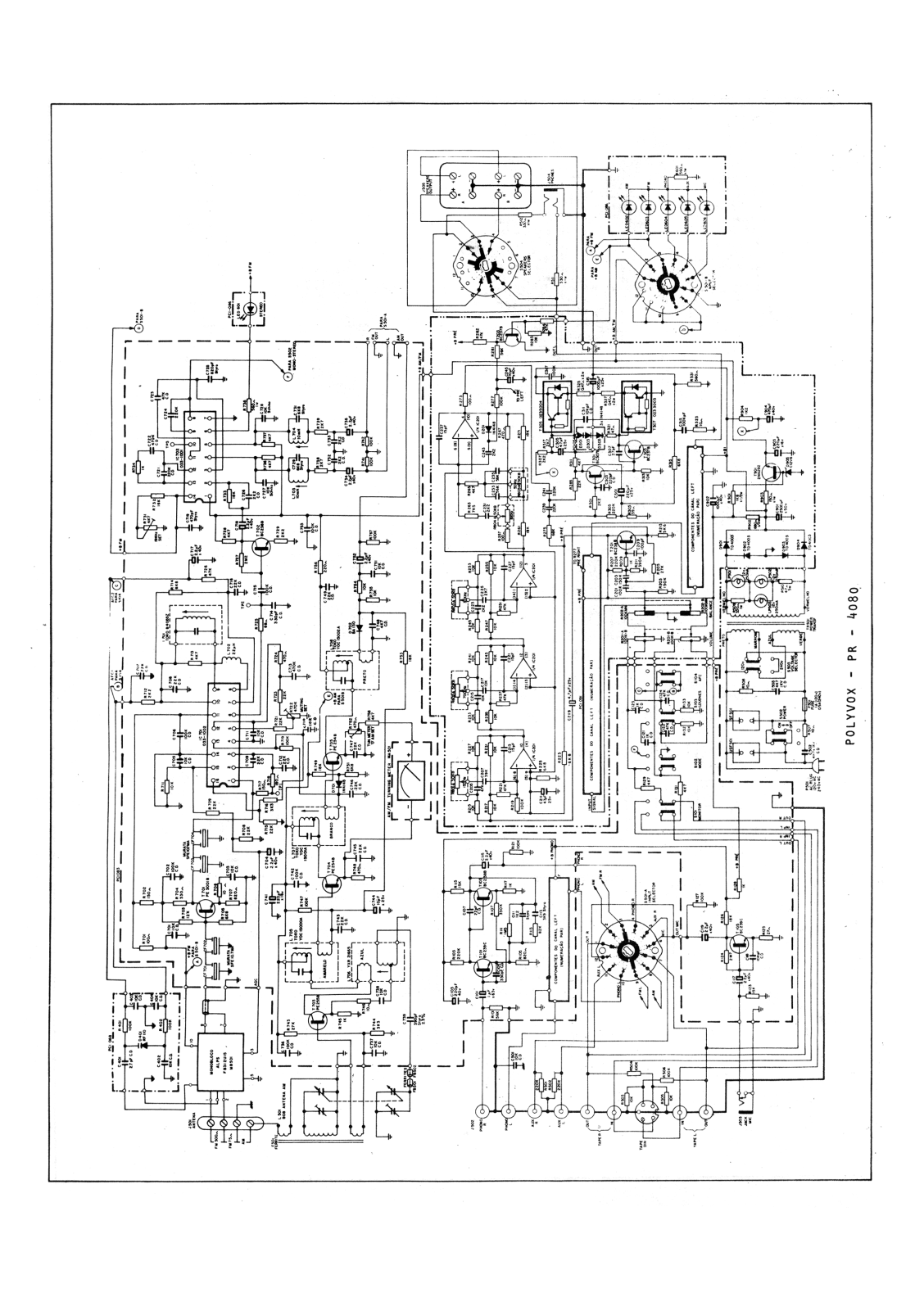 Polyvox PR4080 Schematic