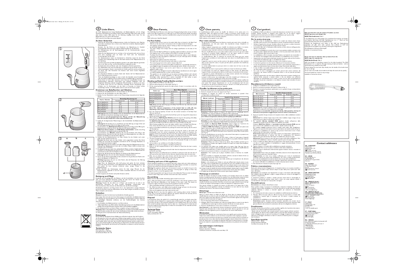 NUK Thermo Rapid User Manual