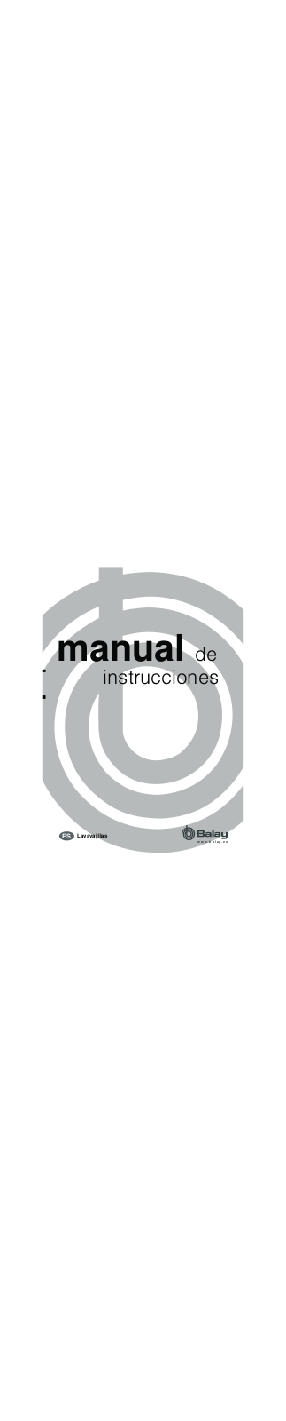 Balay 3VS704IA Instructions Manual