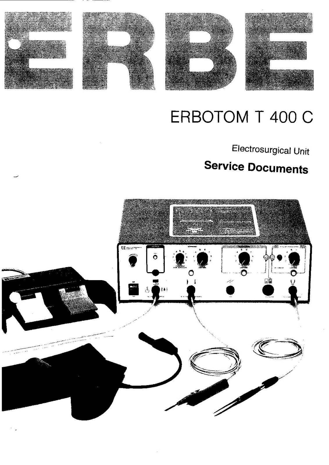 erbe t400c Service Manual