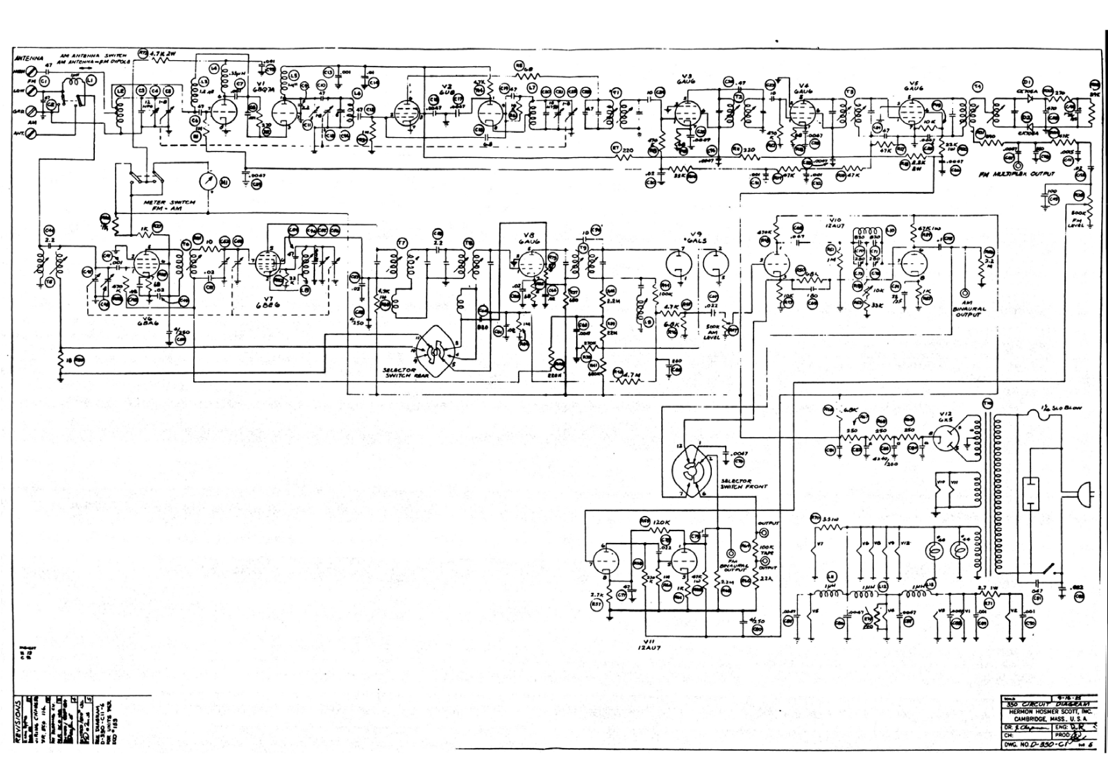 Scott 330A Schematic