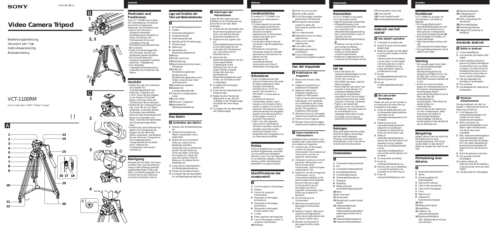 Sony VCT-1100RM User Manual