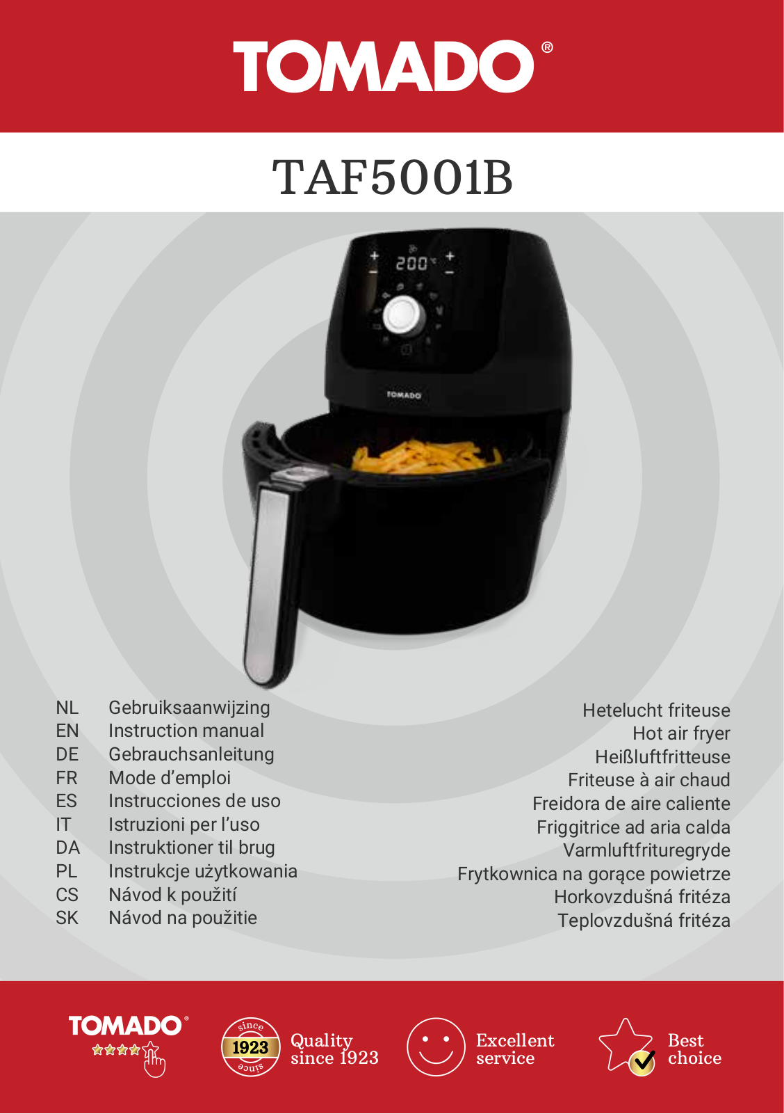 Tomado TAF5001B User guide - ManualMachine.com