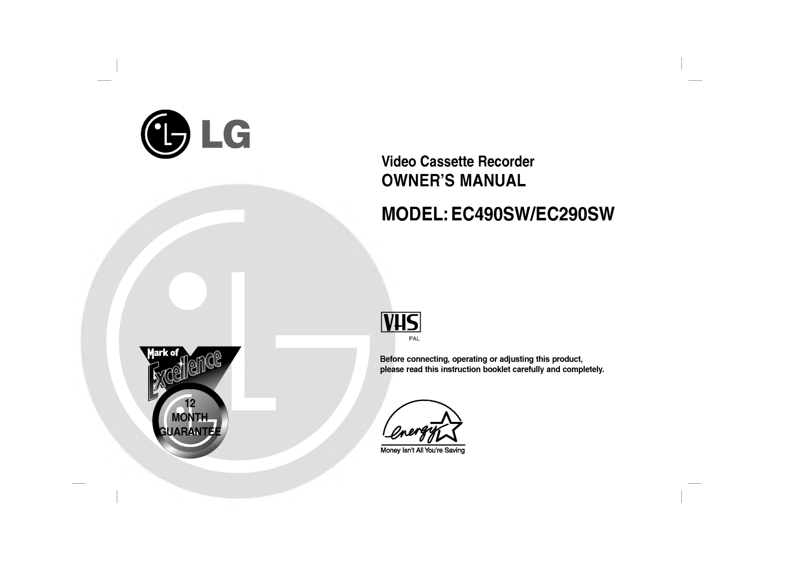 LG EC490SW User Manual