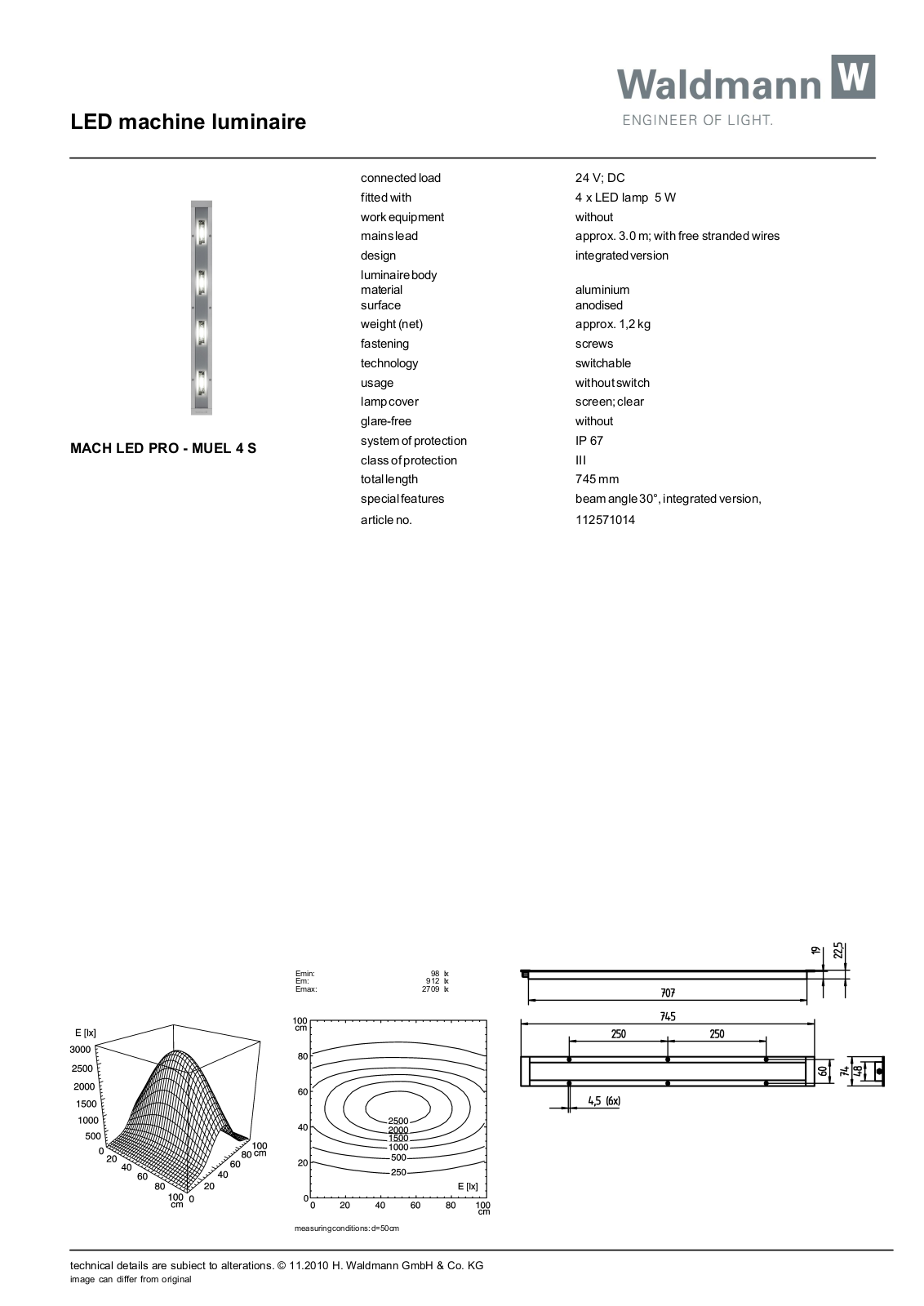 Waldmann 112571014 Information guide