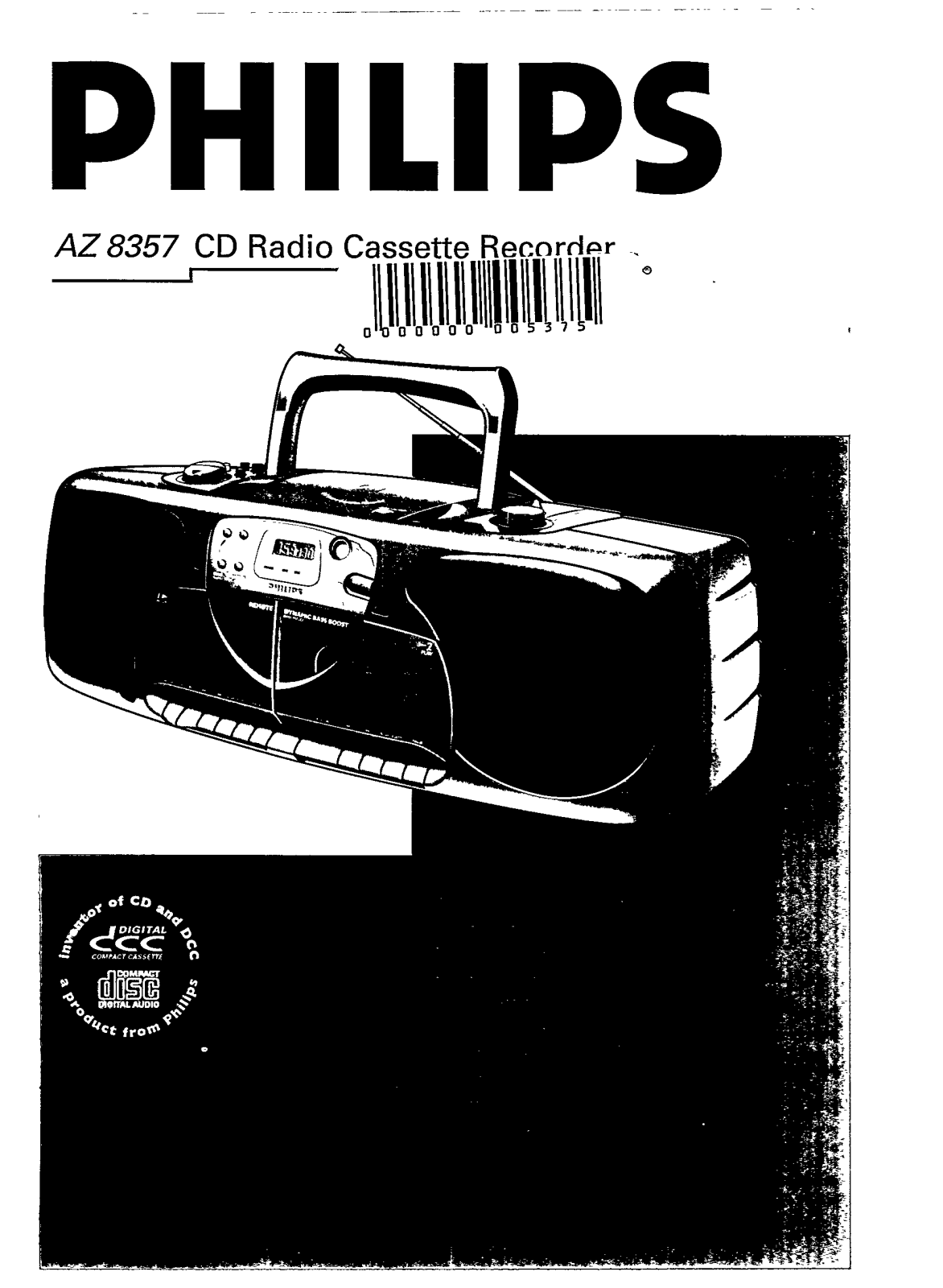 Philips AZ8357/05, AZ8357/00, AZ8357 User Manual