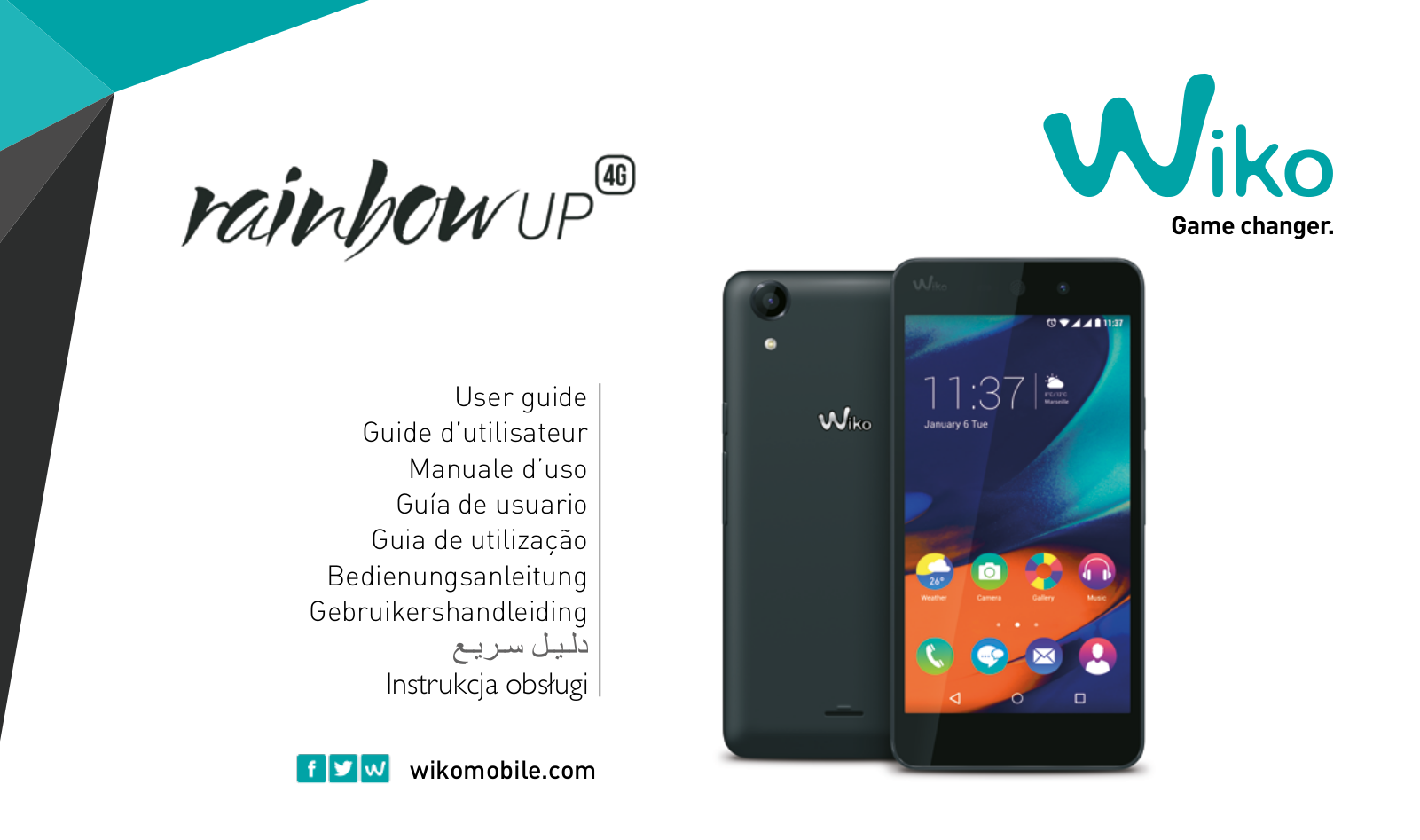 Wiko Rainbow Up 4G User Guide