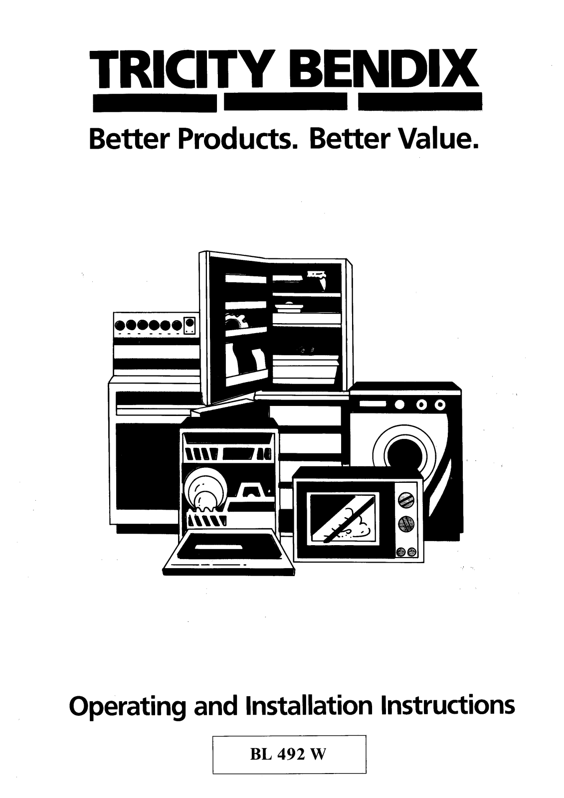 TRICITY BENDIX BL492 User Manual