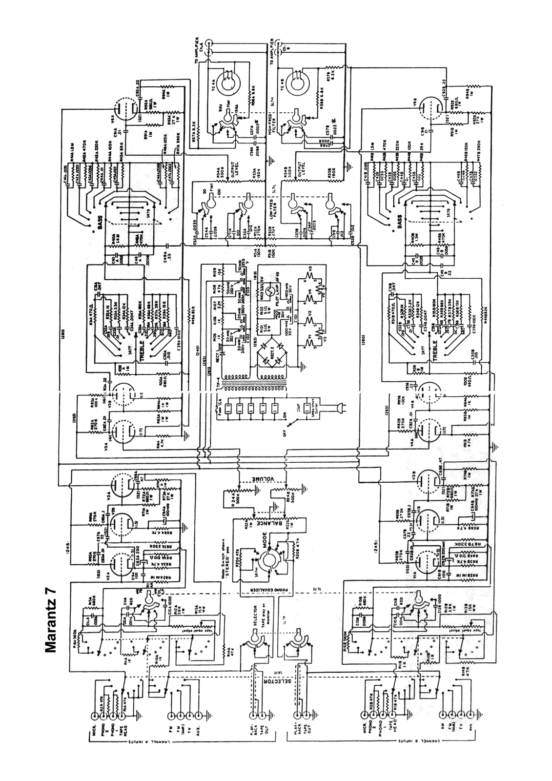 Marantz 7sc Schematic