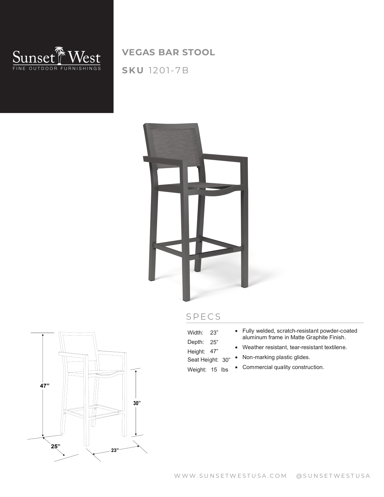 Sunset West XSW10283 Specifications - ManualMachine.com