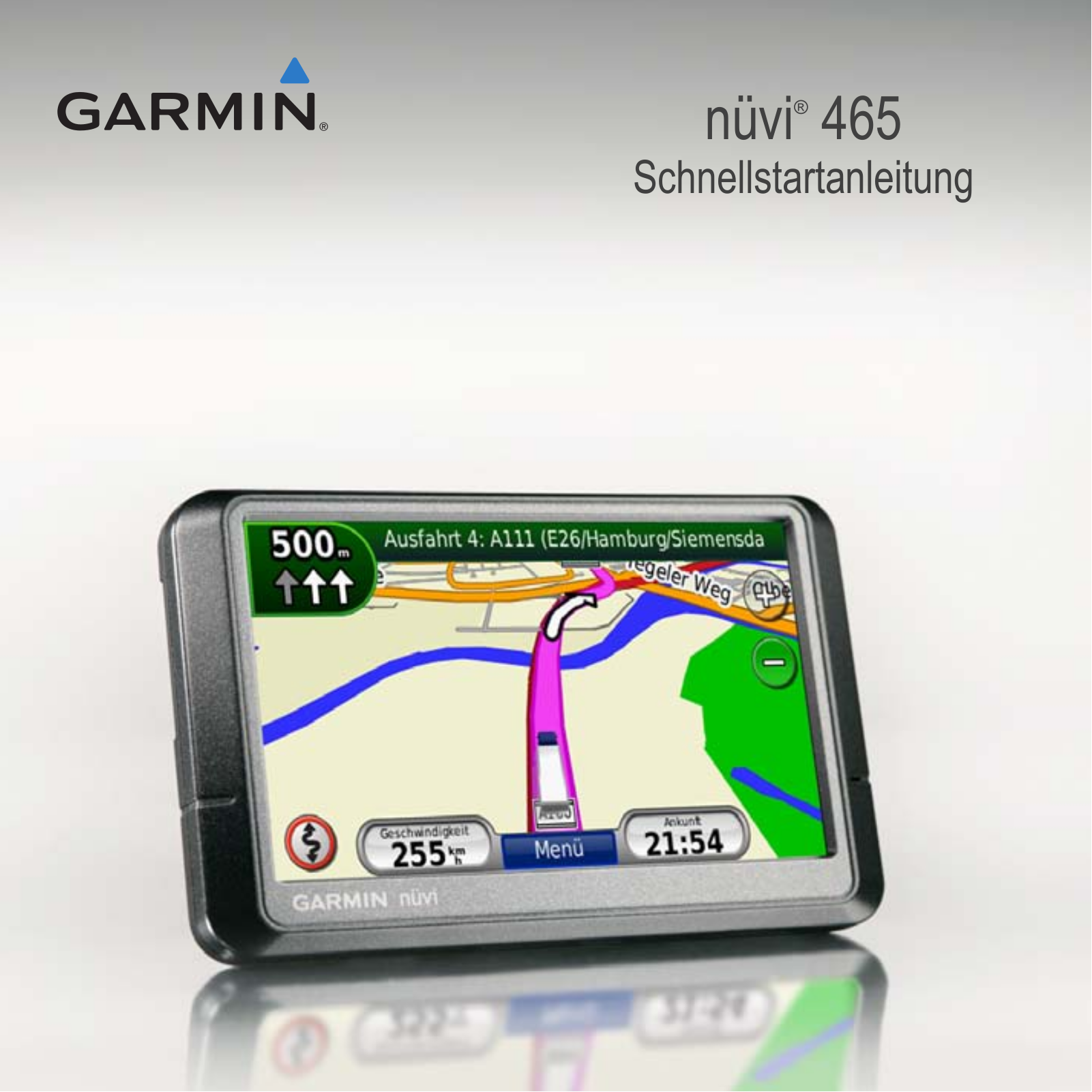 Garmin nüvi 465LMT, nüvi 465TF, nüvi 465T Quick Start Guide