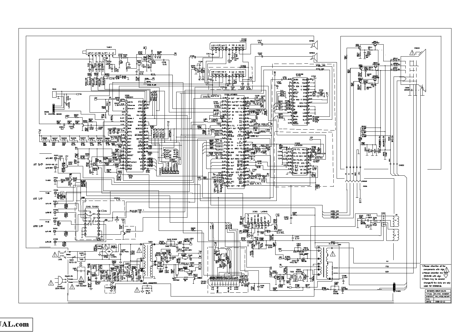 Erisson 3Y01 Schematics