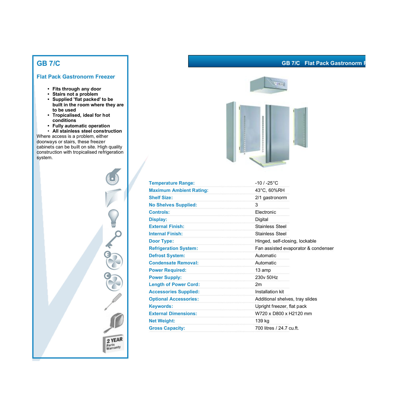 Valera GB 7-C DATASHEET