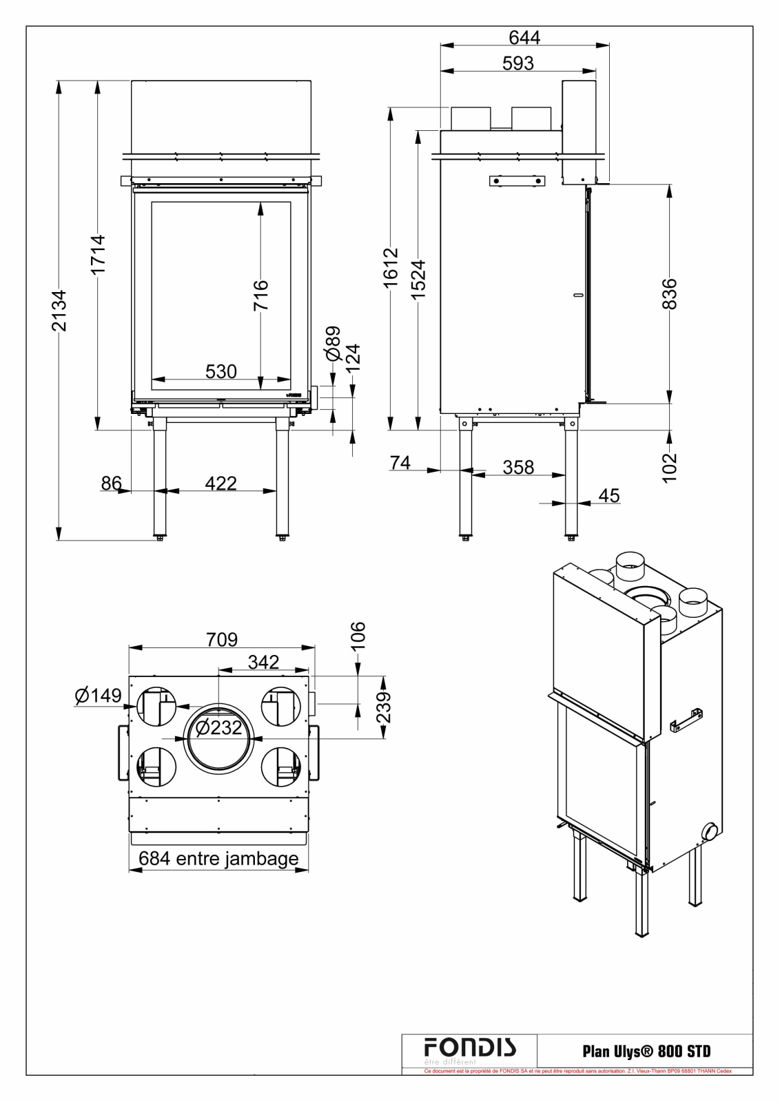 Fondis ULYS 800 User Manual