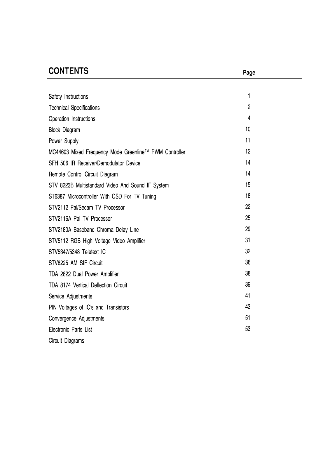 ROADSTAR CTV-1412X Service Manual