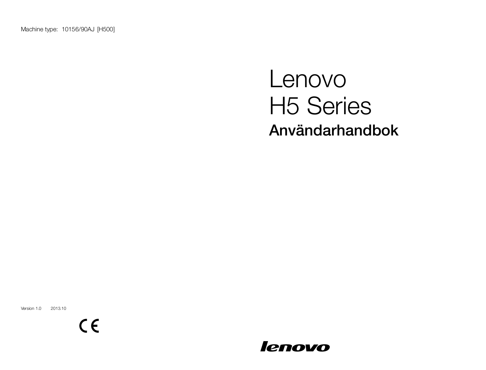 Lenovo H500 User Guide