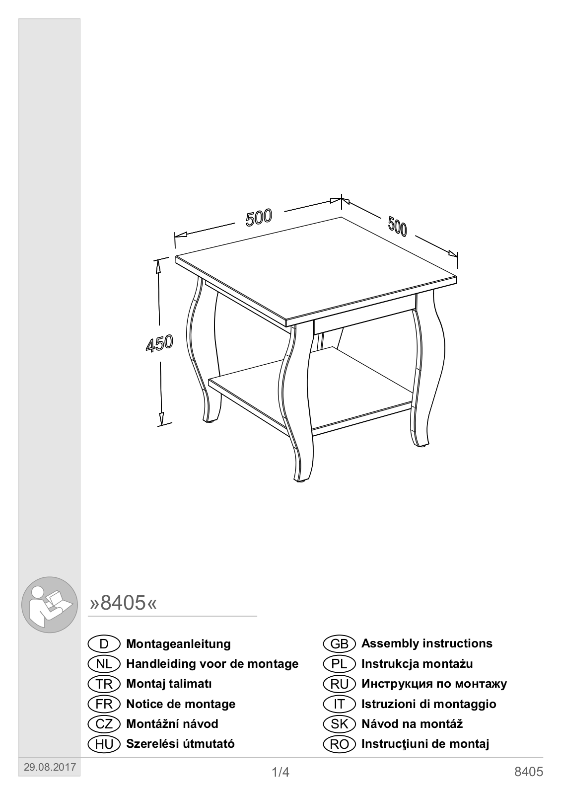 Home affaire Mira Assembly instructions