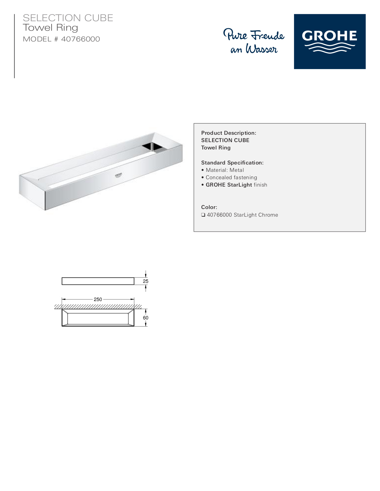 GROHE GRH5539 Specifications - ManualMachine.com