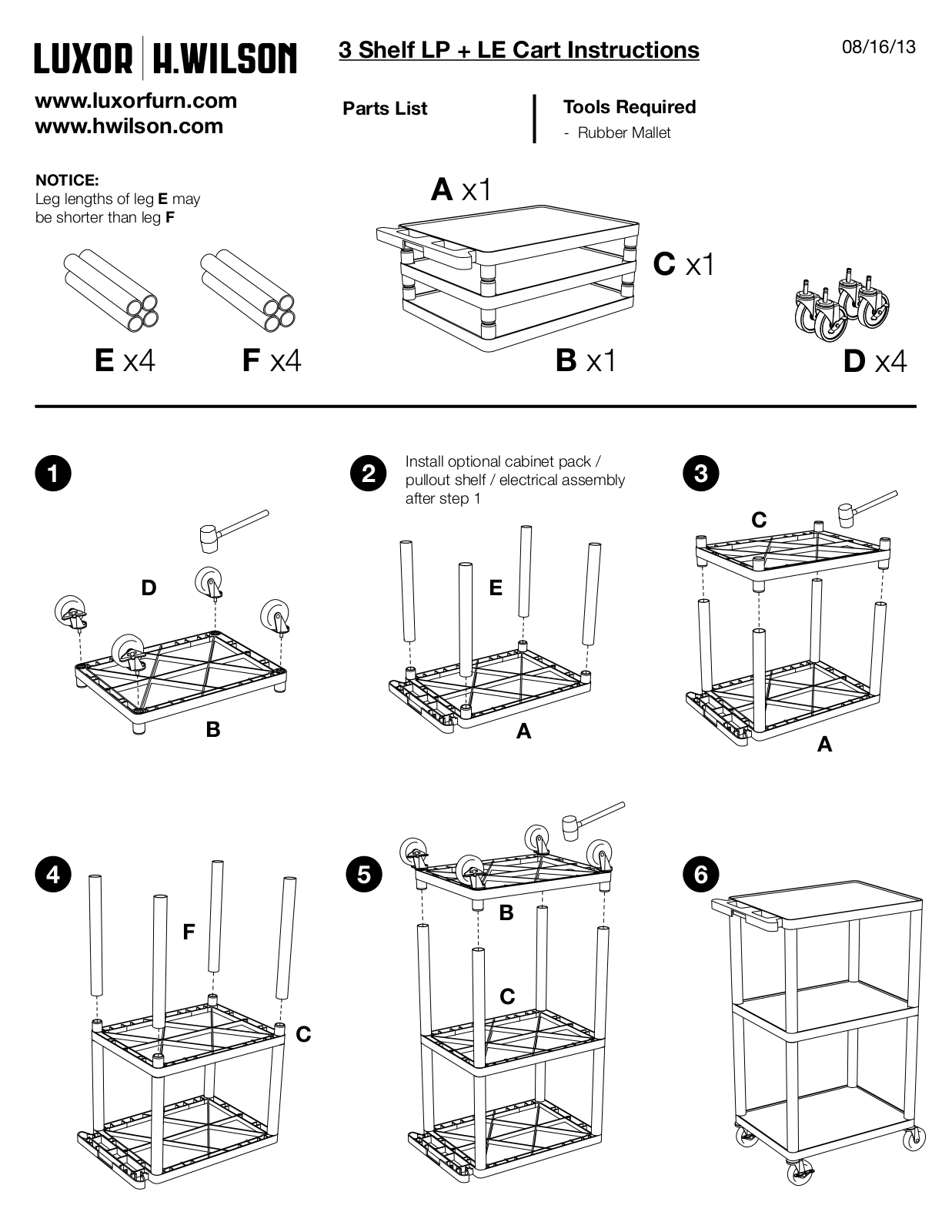 Luxor|H.Wilson LP34 User Manual