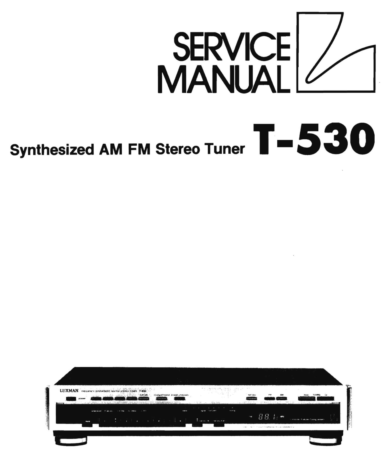 Luxman T-530 Service Manual