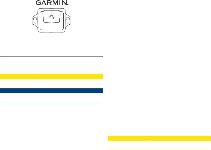 Garmin SteadyCast Installation manual