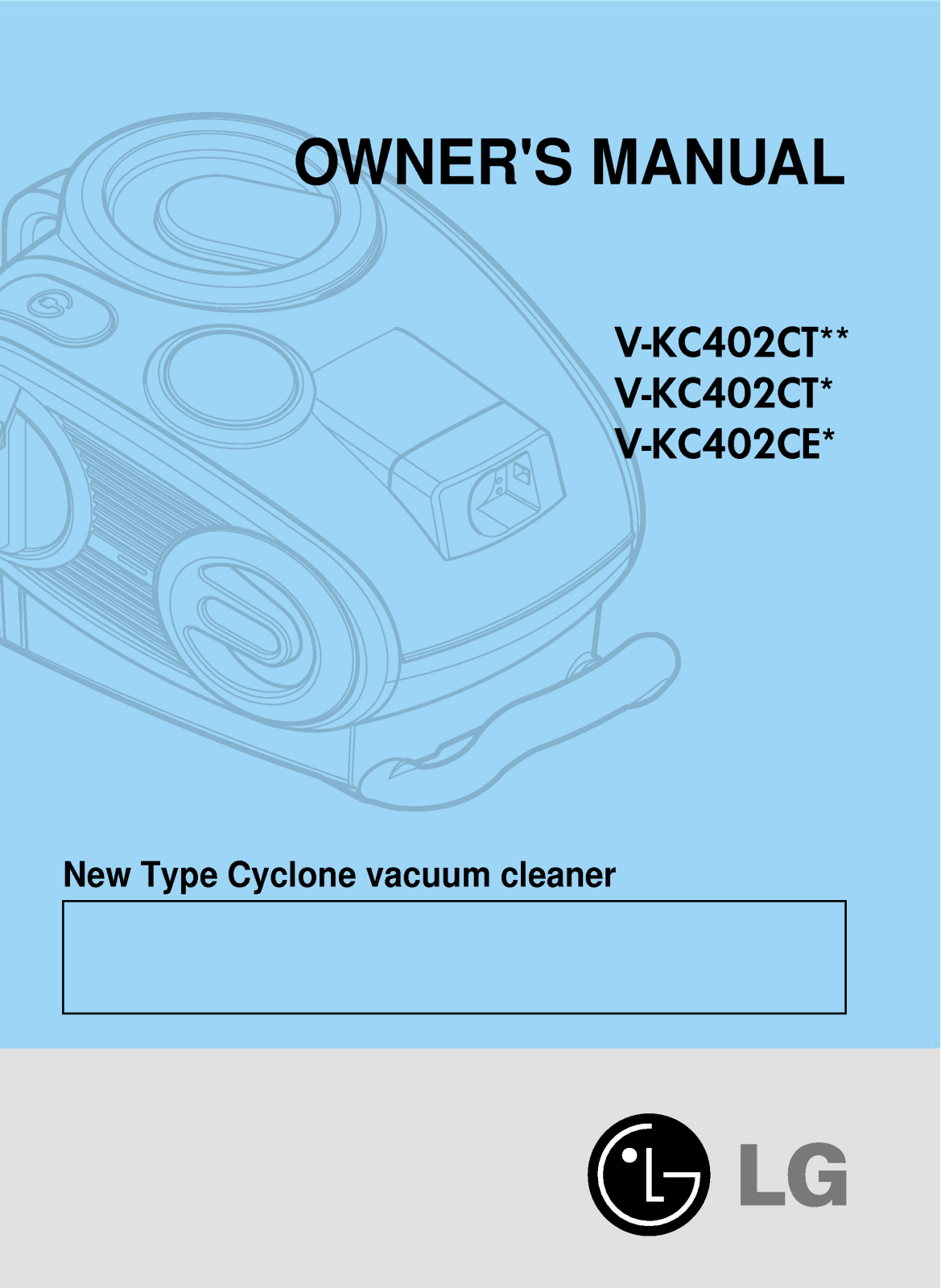 LG V-KC402CTU User Manual