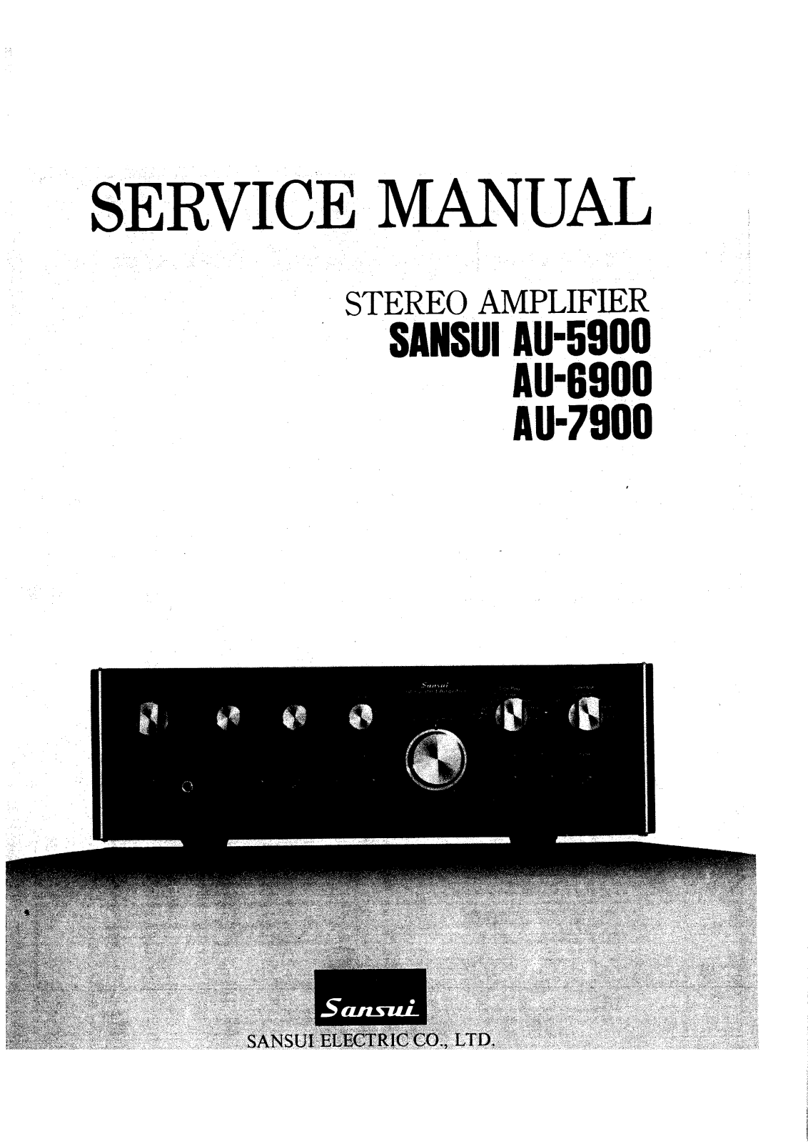 Sansui AU-5900, AU-6900, AU-7900 Service manual