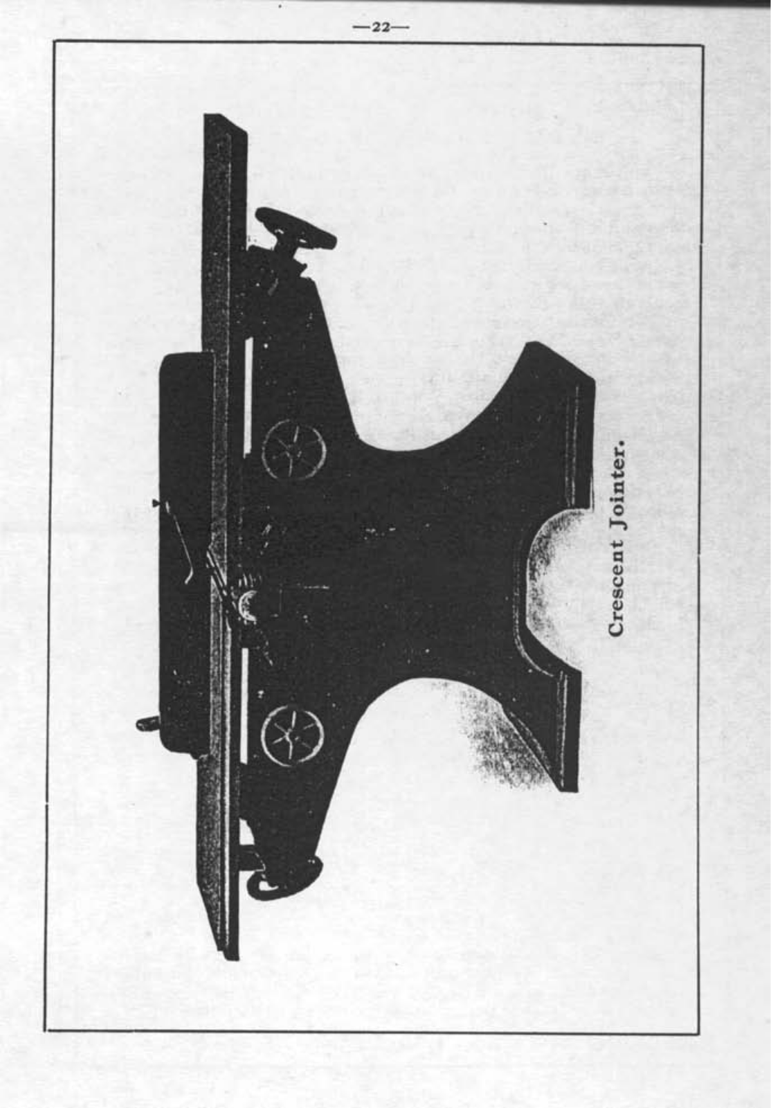 Crescent Machine 1903 - Crescent Jointers Jointers - ManualMachine.com