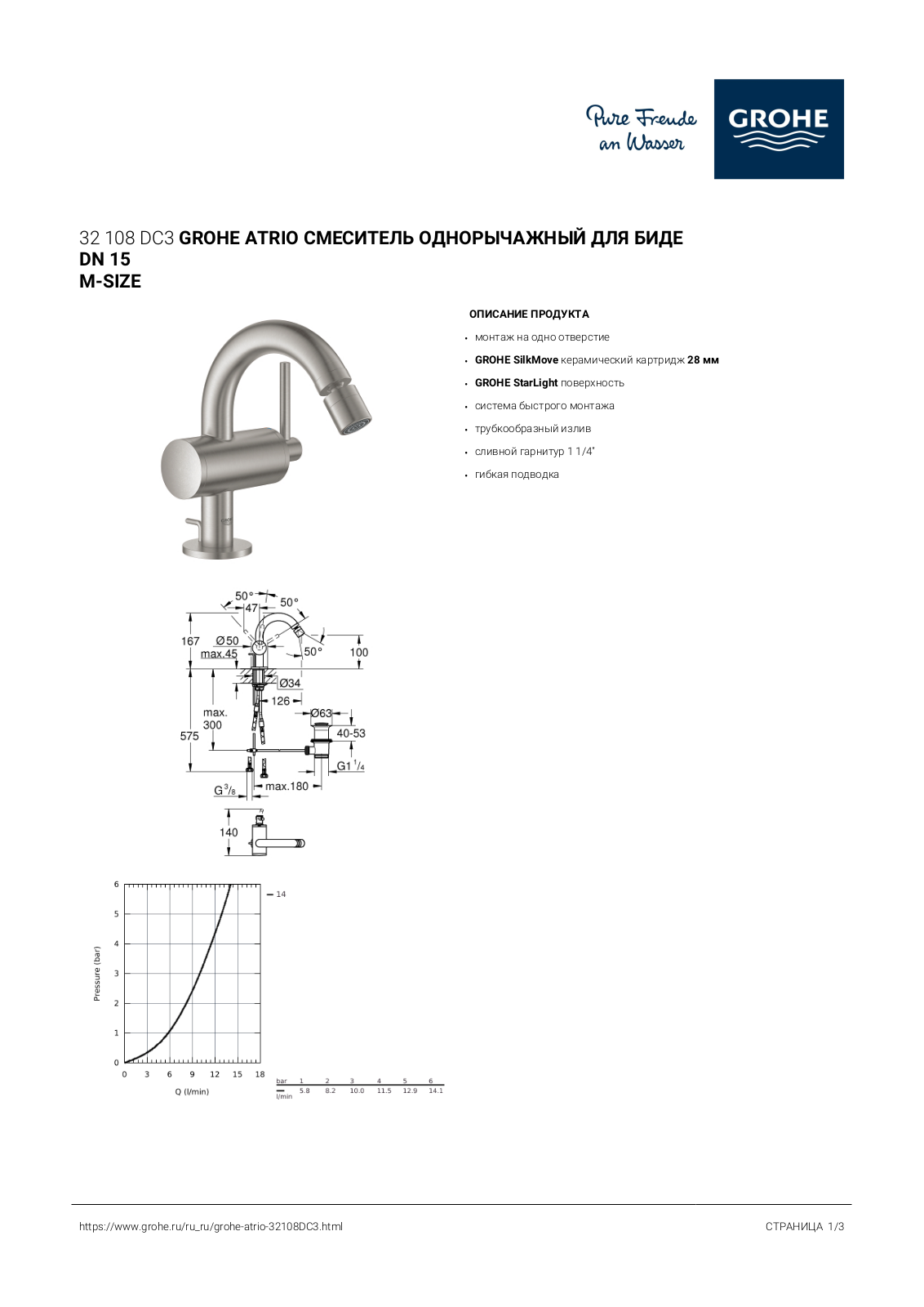 Grohe 32108DC3 User guide