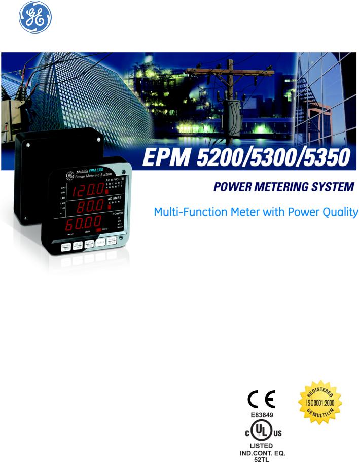 GE EPM 5300, EPM 5350, EPM 5200 User Manual