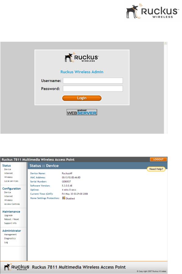 Ruckus Wireless VF7XX1 User Manual