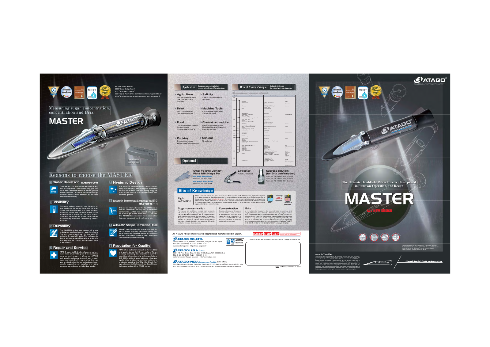 Nova-Tech Master Refractometers User Manual