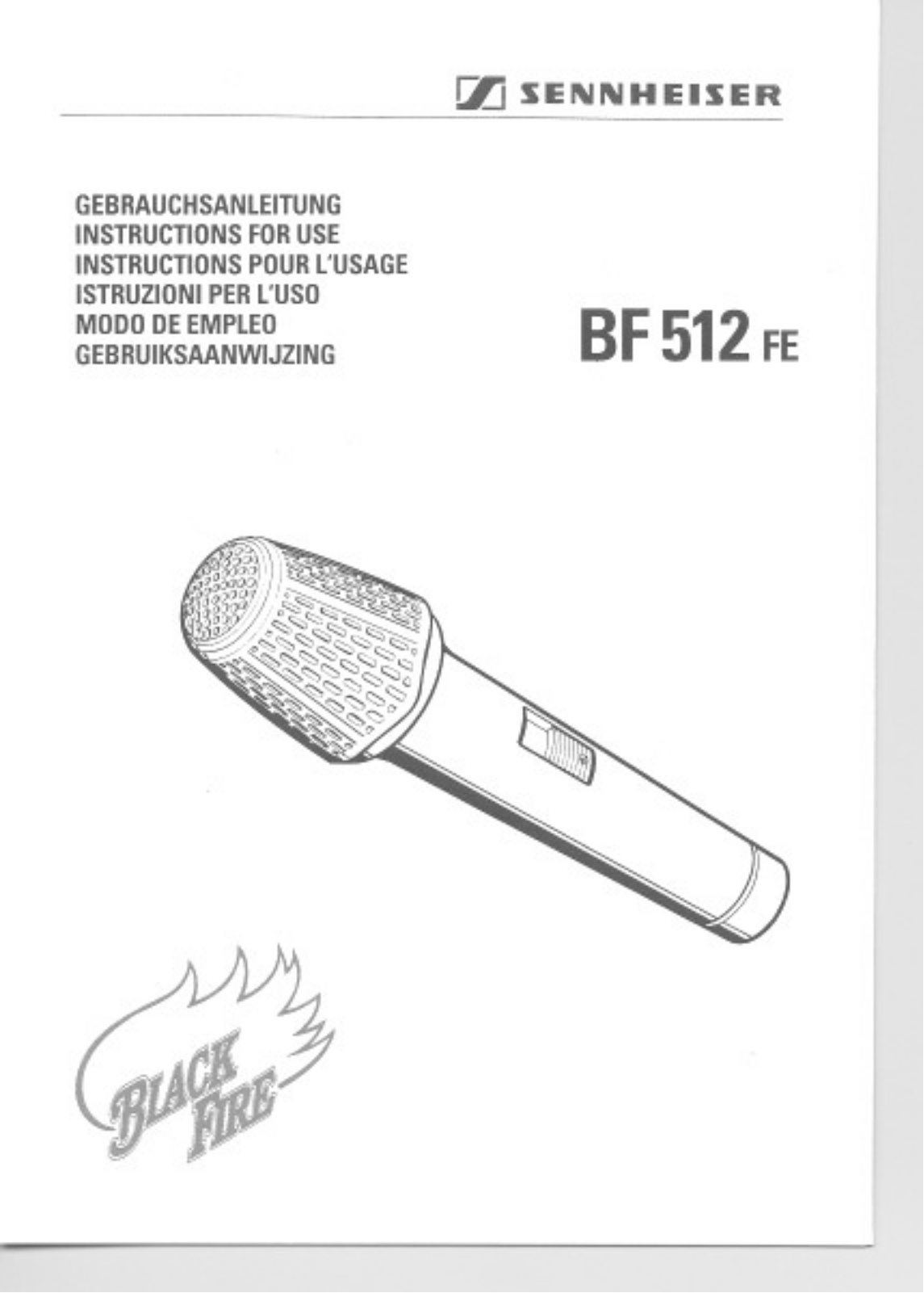 Sennheiser BF512 FE User Manual