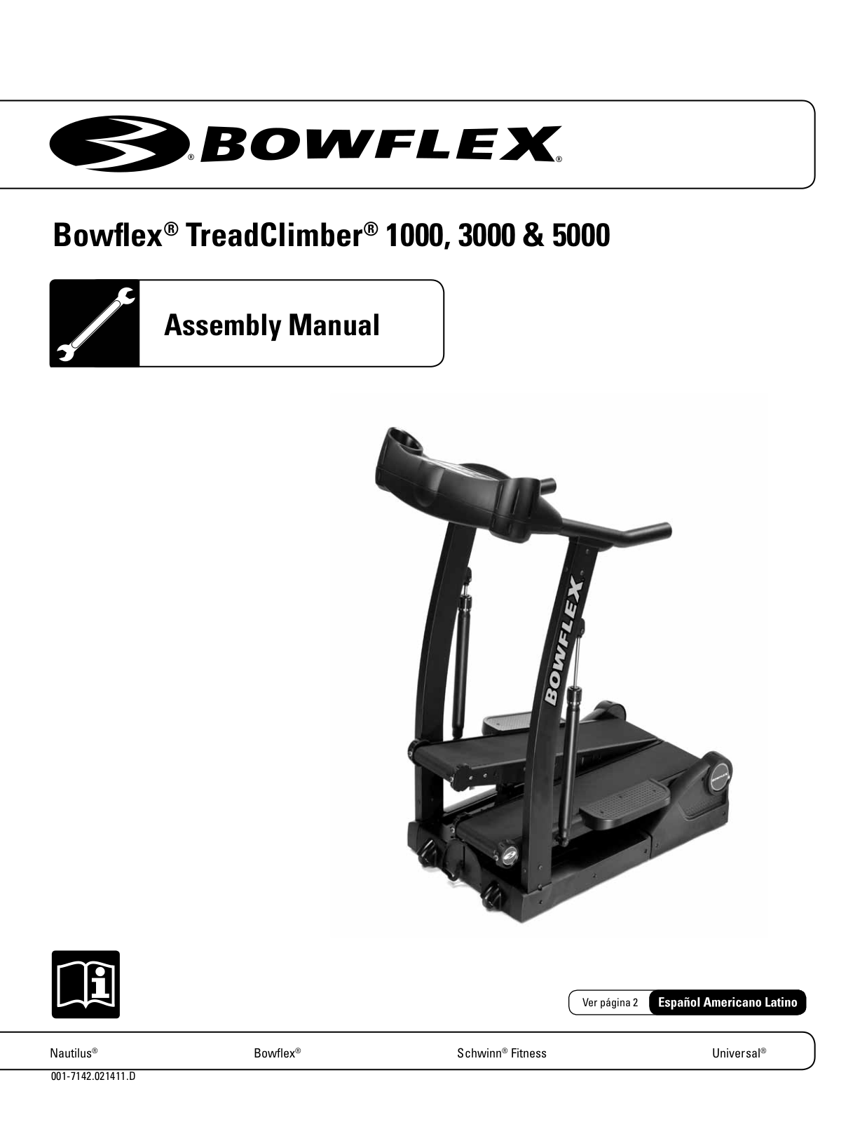 Bowflex TreadClimber 3000 User Manual