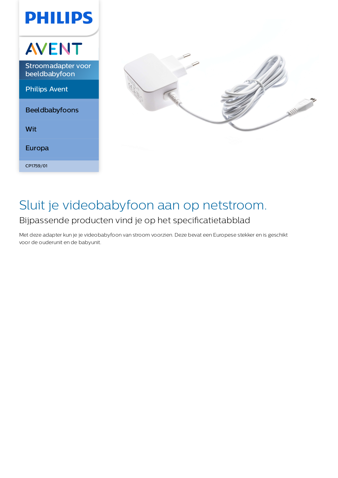 Philips CP1759/01 Leaflet - ManualMachine.com