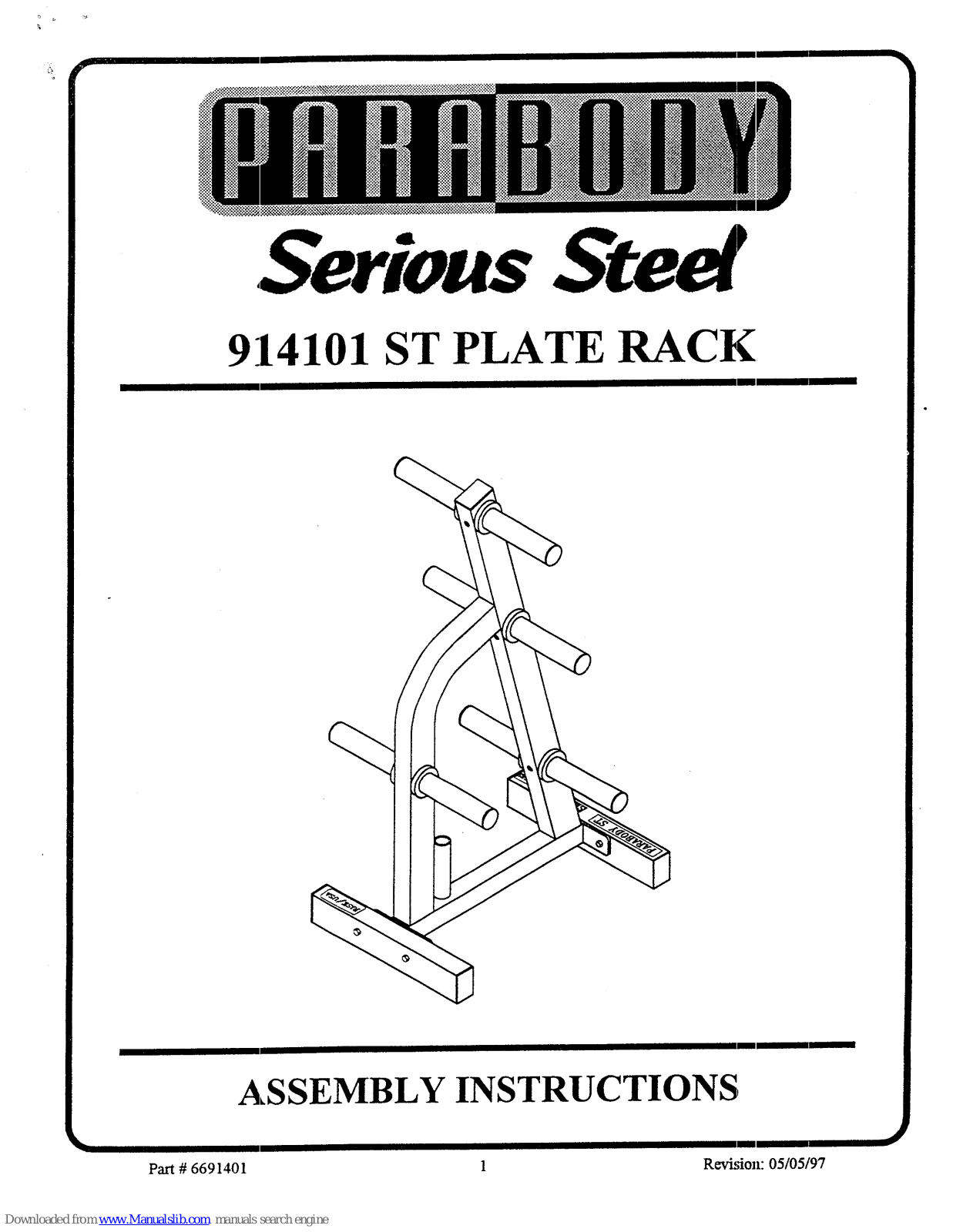 ParaBody 914101 Assembly  Manual - ManualMachine.com